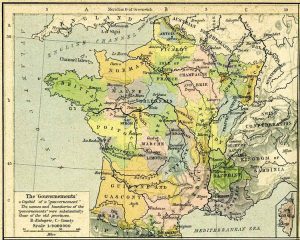 Old France map